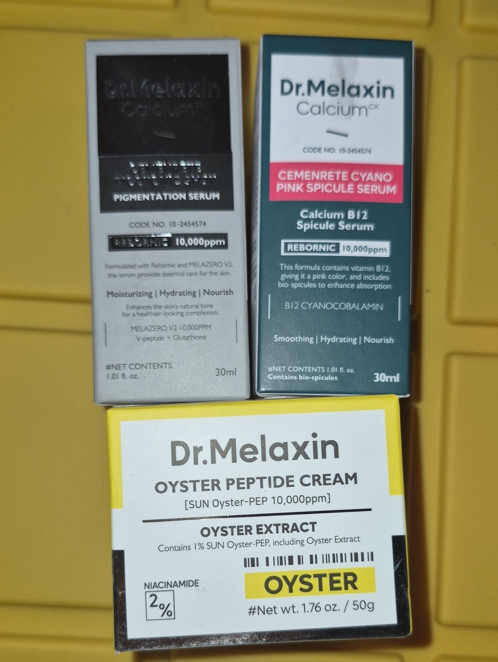 Oyster Peptide Cream + Pink Spicule Serum – Dr Melaxin Nwt